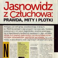 Jasnowidz z Człuchowa - prawda, mity i plotki cz. 1