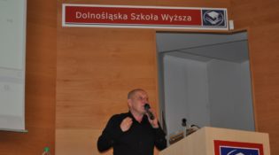 Wykład w Dolnośląskiej Szkole Wyższej Wrocław 2013