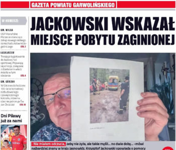 Jasnowidz Krzysztof Jackowski wskazał miejsce pobytu zaginionej